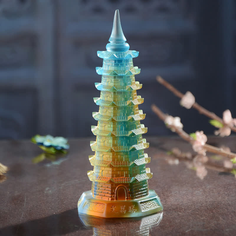 Figur Wenchang Turm Liuli Pagode