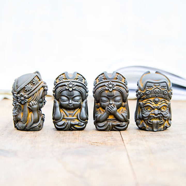 Figur Zakiram Reichtum Harz Deko Feng Shui