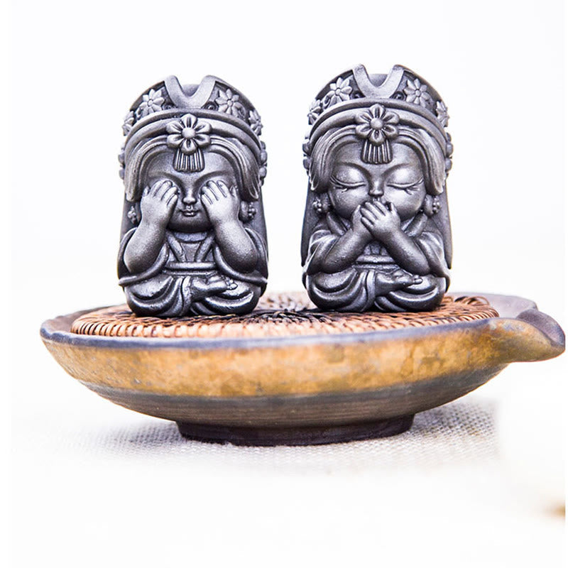 Figur Zakiram Reichtum Harz Deko Symbol
