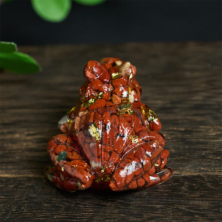 Frosch Dekofigur Kristall Klein Geschenk