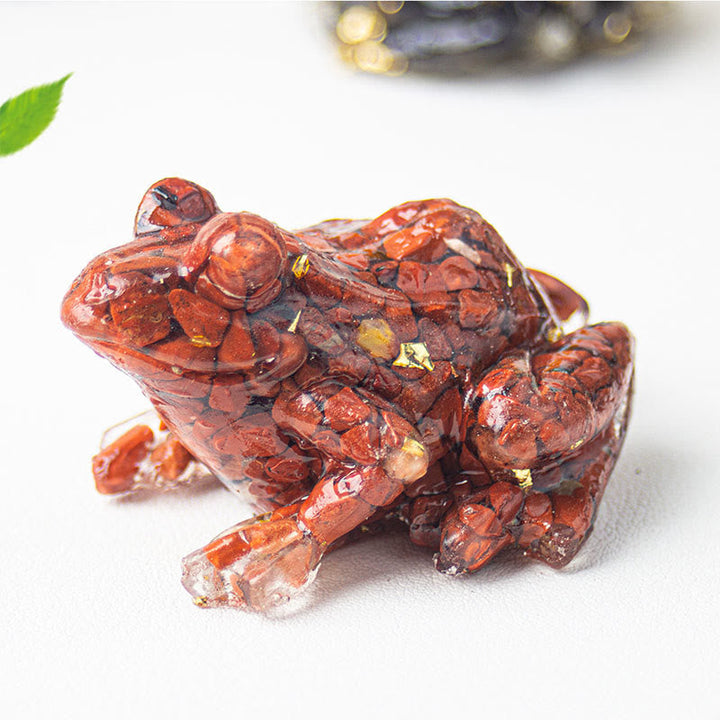 Frosch Dekofigur Kristall Klein Wohnzimmer
