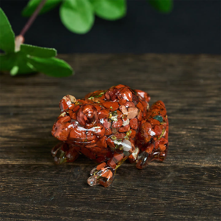 Frosch Dekofigur Kristall Klein