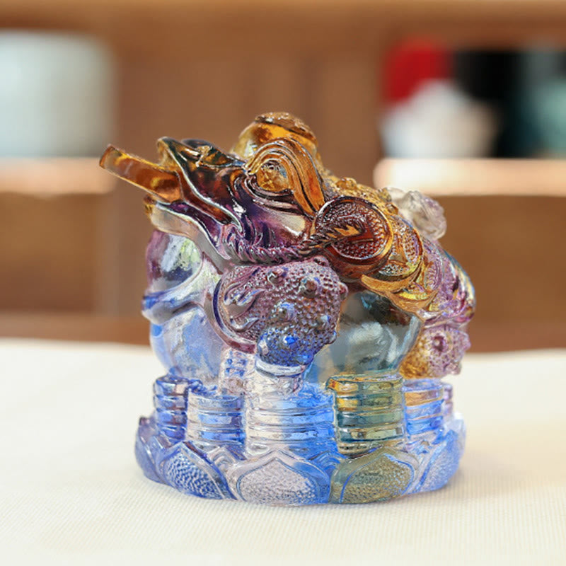 Frosch Figur Deko Liuli Reichtum Feng Shui