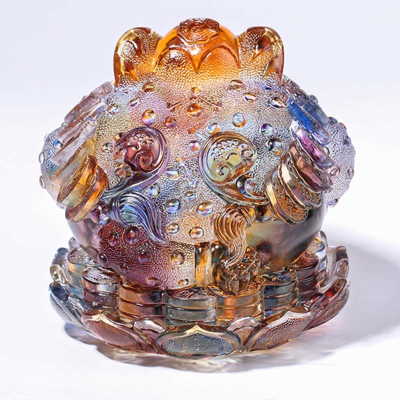 Frosch Figur Deko Liuli Reichtum Statue