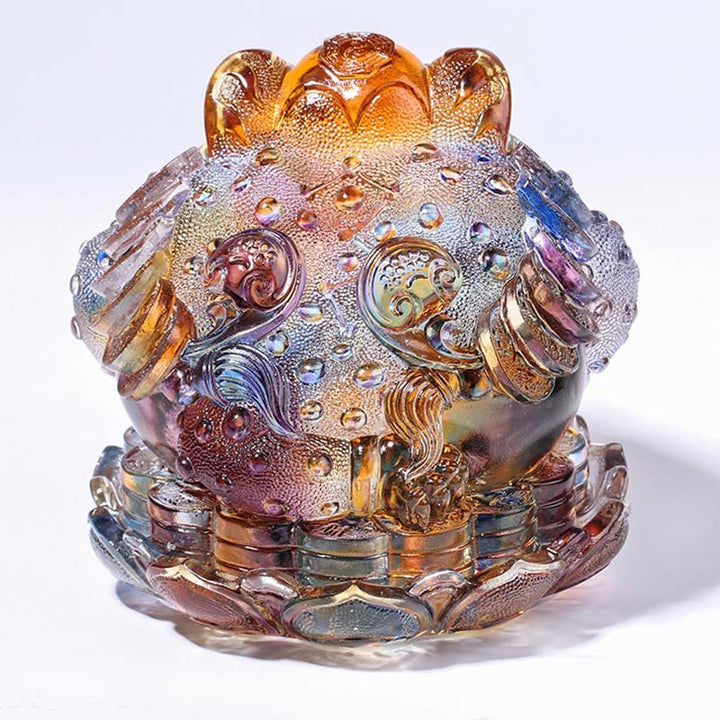 Frosch Figur Deko Liuli Reichtum Statue