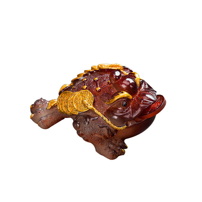 Frosch Figur Feng Shui Reichtum Symbol