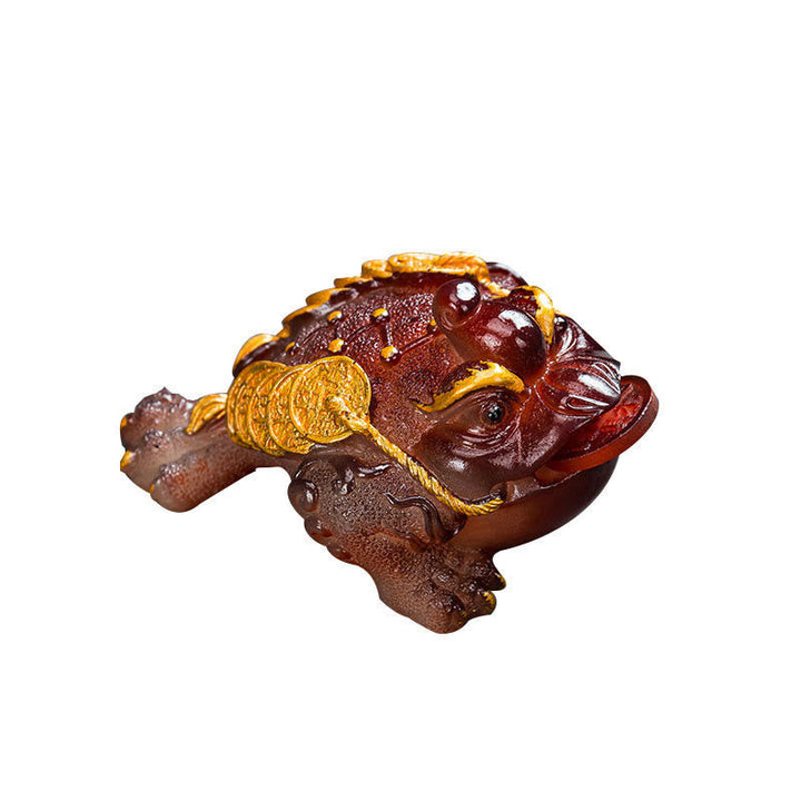 Frosch Figur Feng Shui Reichtum Symbol