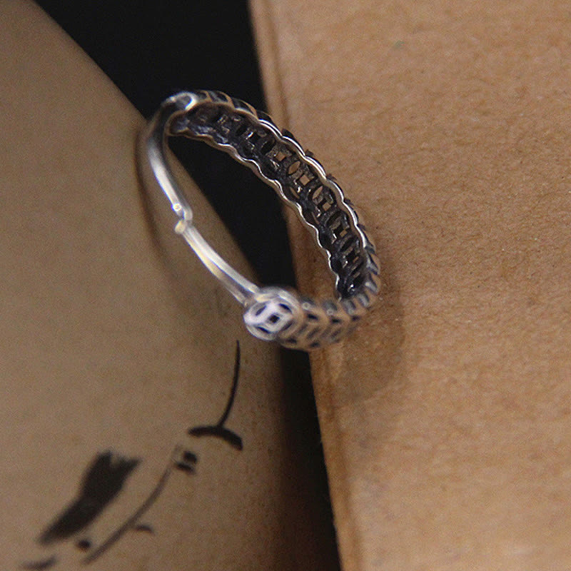 Ring Kupfer Kaisermünze getragen Glück Fengshui Schutz Fingerring