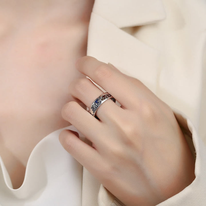 Ring mit Koi Fisch Glückswolke Symbol für Glück Wohlstand