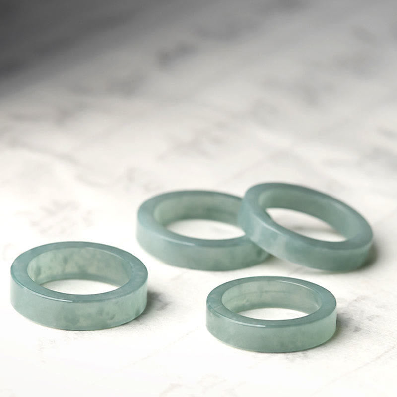 Ring Jade – Wohlstand & Glück grüne Edelsteine Feng Shui Schmuck