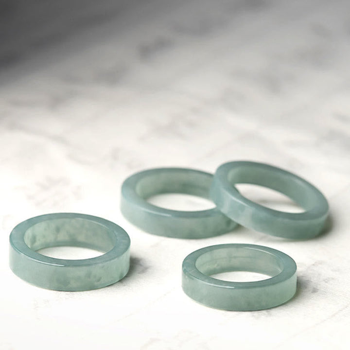Ring Jade – Wohlstand & Glück grüne Edelsteine Feng Shui Schmuck