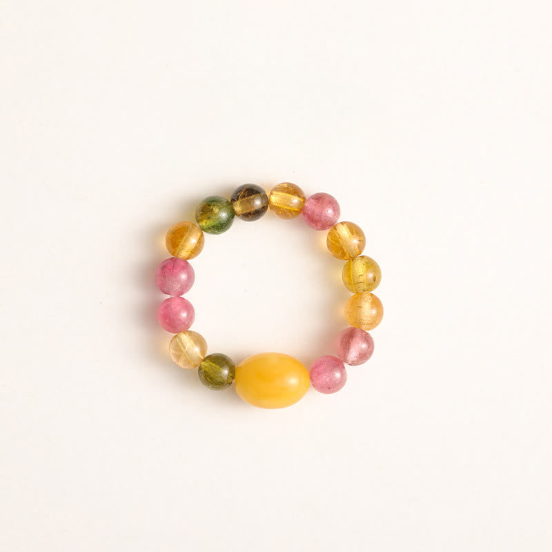 Ring Turmalin Perle Pixiu – Glück & Liebe