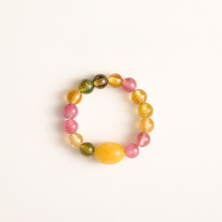 Ring Turmalin Perle Pixiu – Glück & Liebe