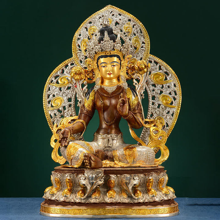 Grüne Tara Bodhisattva Kupfer Hoffnung Feng Shui