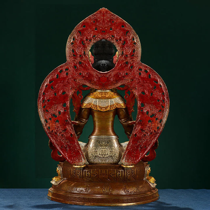 Grüne Tara Bodhisattva Kupfer Hoffnung Statue