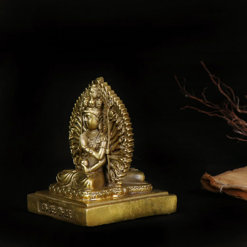 Guanyin Statue Tausendarmig Symbol