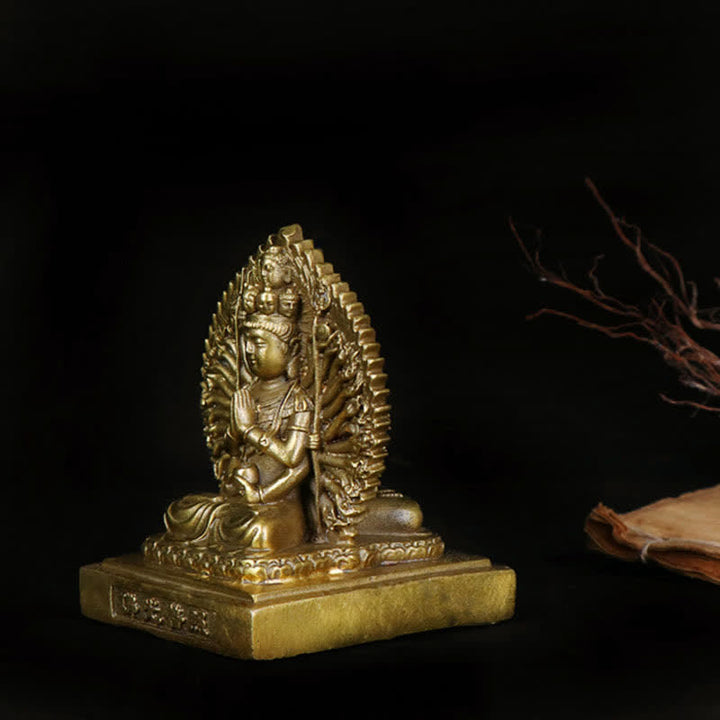 Guanyin Statue Tausendarmig Symbol