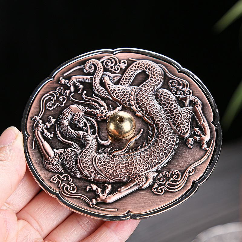 Halter Für Räucherstäbchen Drache Messing Glücksbringer