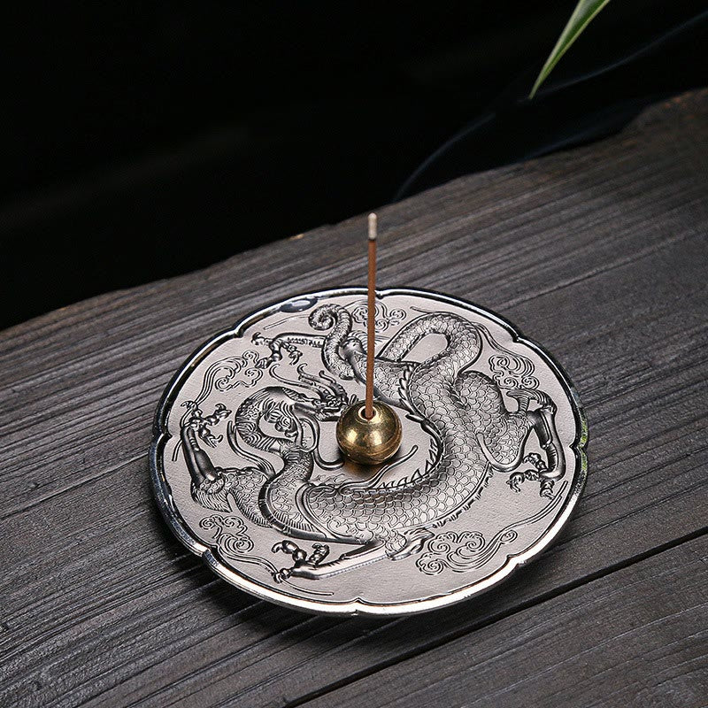Halter Für Räucherstäbchen Drache Messing