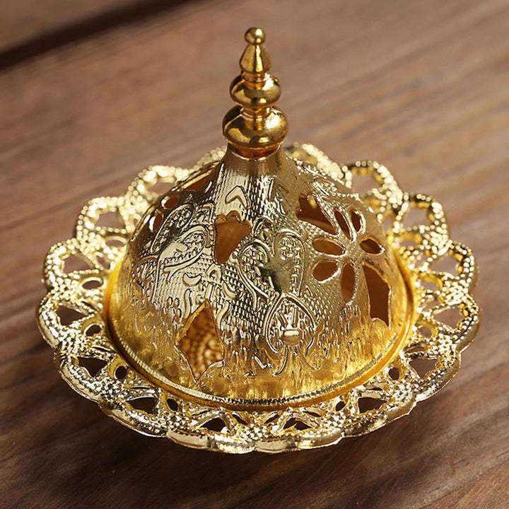 Halter Für Räucherstäbchen Gold Kürbis Stern Deko