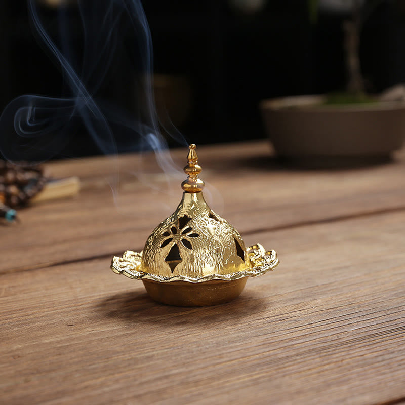 Halter Für Räucherstäbchen Gold Kürbis Stern Glücksbringer