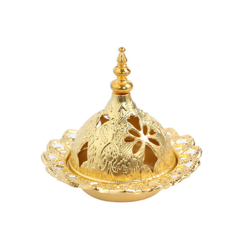 Halter Für Räucherstäbchen Gold Kürbis Stern Statue