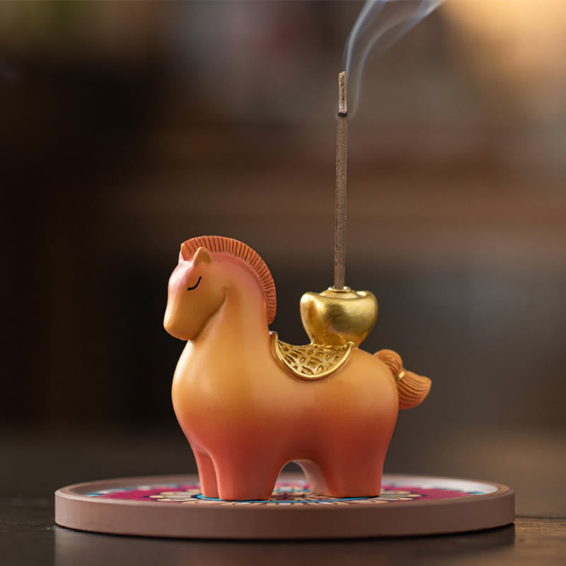 Halter Für Räucherstäbchen Pferd Barren Keramik Feng Shui