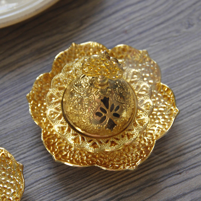 Halter Räucherstäbchen Gold Blatt Legierung Geschenk