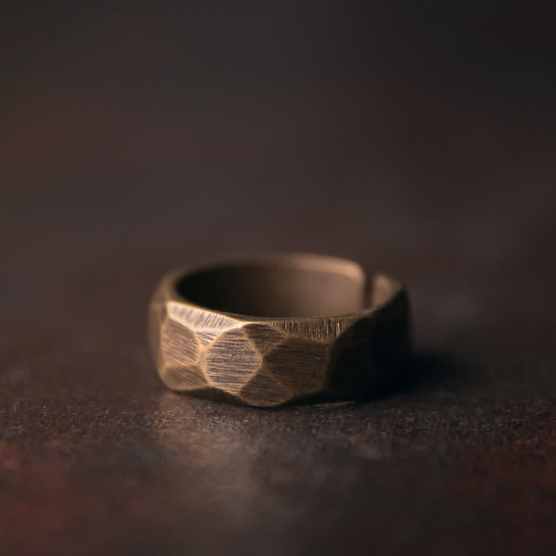 ring kupfer tibetisches design – wohlstand