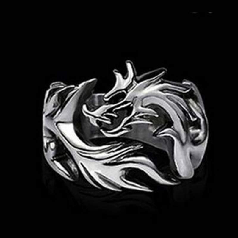 Ring Drachen Kupfer Fengshui Schutz Stärke Glück Fingerring