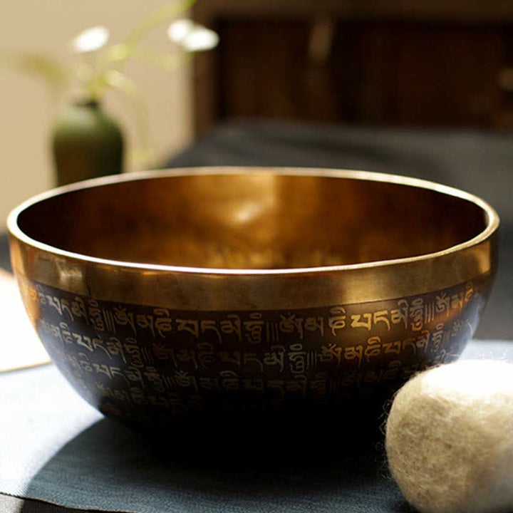 Instrument Klangschale Sutra Heilung Set Geschenk