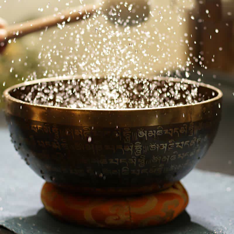 Instrument Klangschale Sutra Heilung Set Meditation