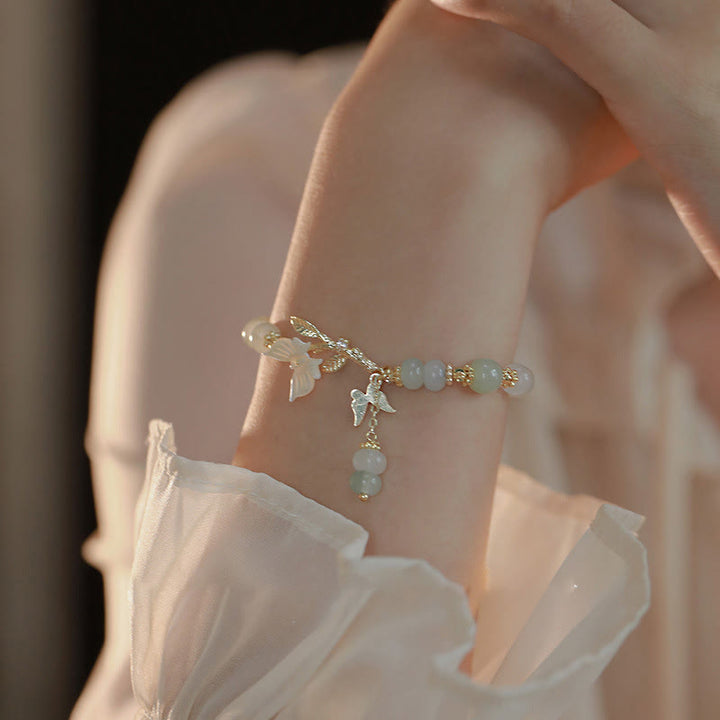 Armband Jade Schmetterling – Wohlstand Energie