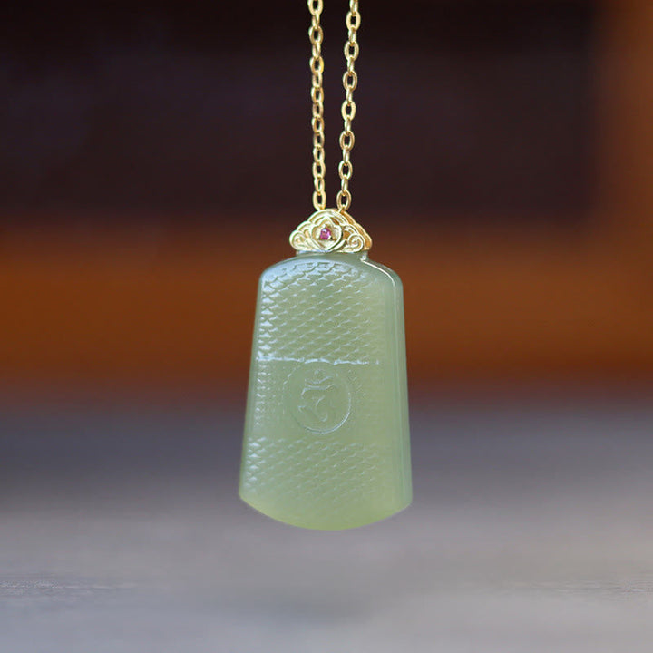 Kette Hetian Jade Om Symbol – Wohlstand