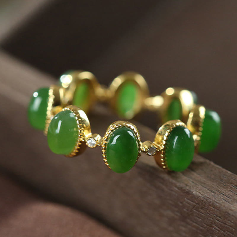 Jade Armband 925 Silber Hetian grüner Stein Heilung Energie Schmuck