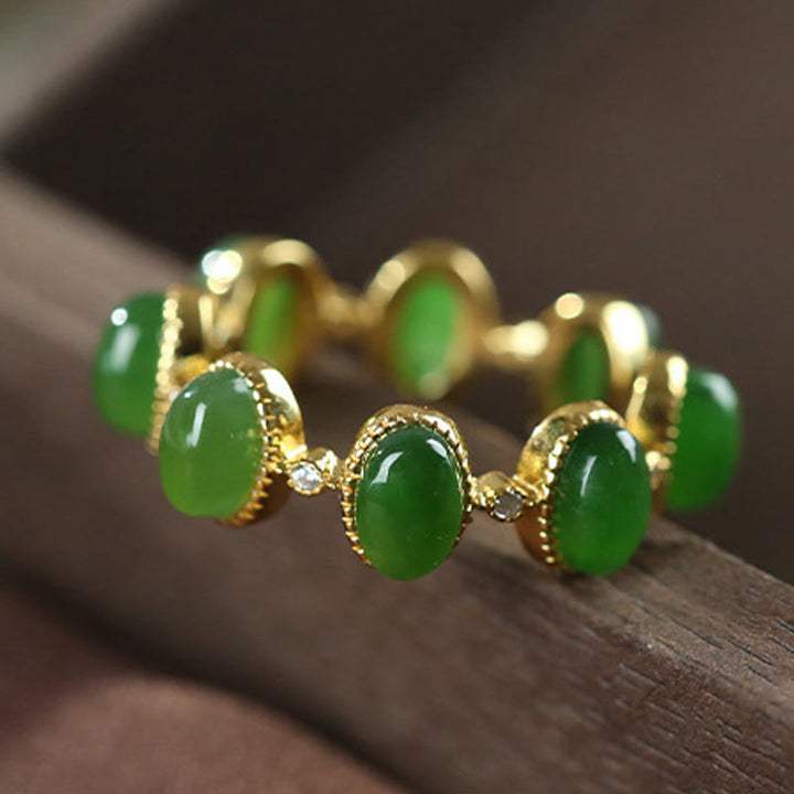 Jade Armband 925 Silber Hetian grüner Stein Heilung Energie Schmuck