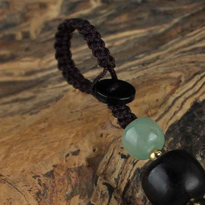 Schlüsselanhänger Pixiu Jade Wohlstand Frieden Feng Shui Glücksbringer spirituell Geschenk