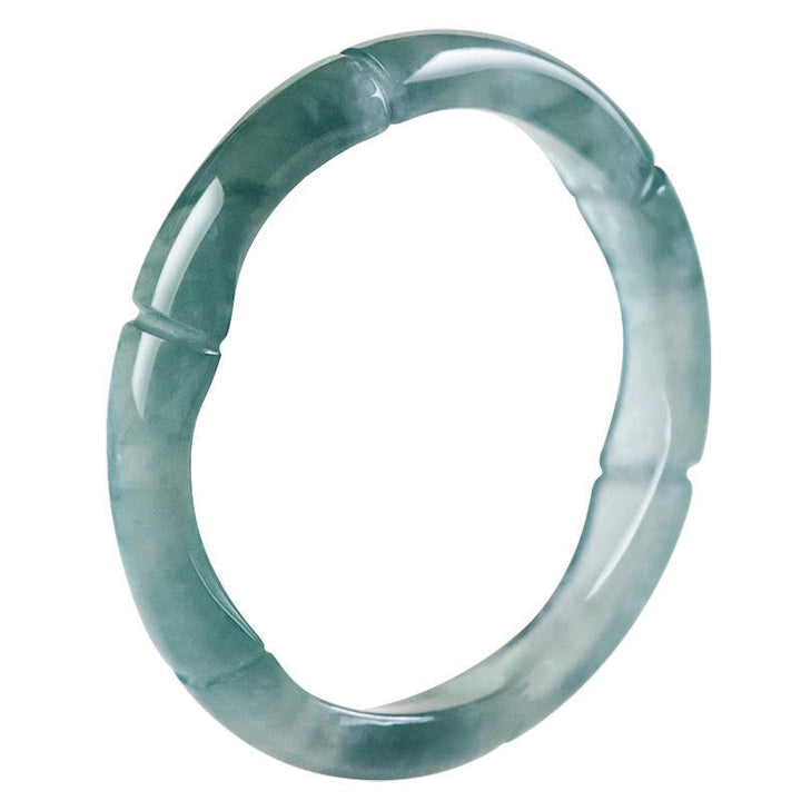 Jade Armband Bambus Ring Wohlstand Fülle Fengshui Glück