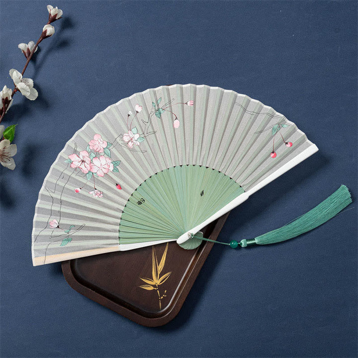 Japanisch Fächer Lotus Begonie Jasmin Wanddeko