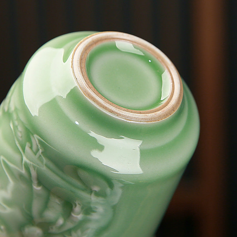 Japanische Teetasse Berge Kiefer Keramik Matcha