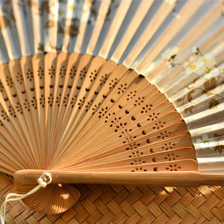 Japanischer Fächer Sakura Kirschblüte Handarbeit
