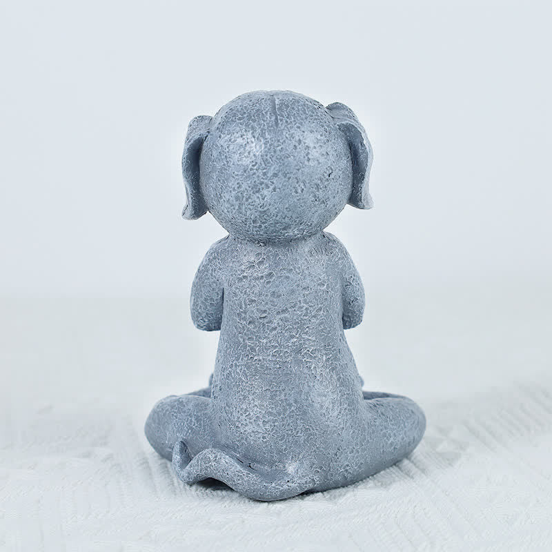 Katze Dekofigur Zen Yoga Wohnzimmer