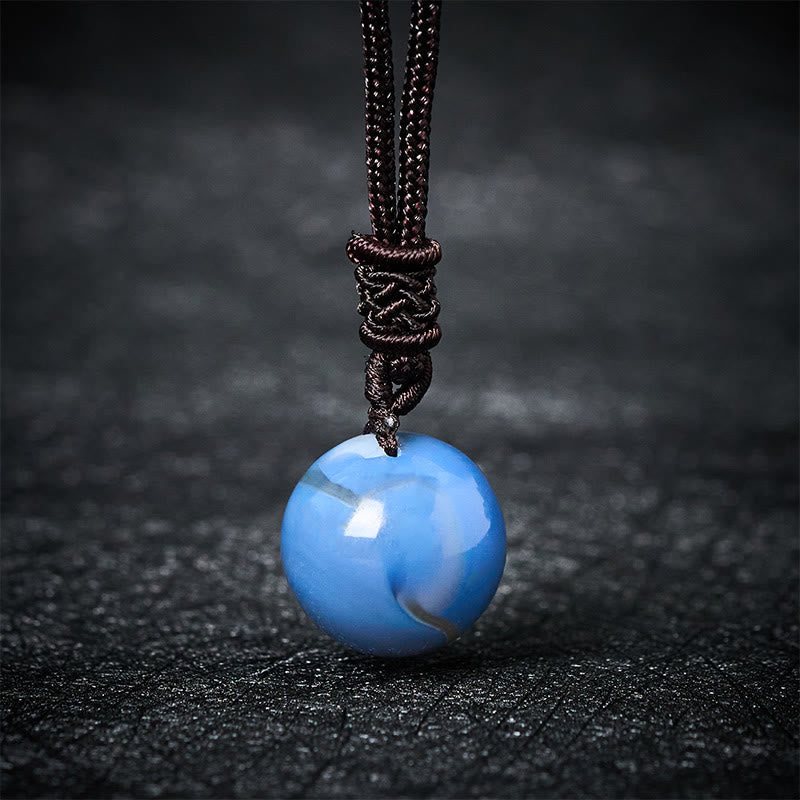 Kette Amethyst Achat Lapislazuli Balance – Balance Blue Agate