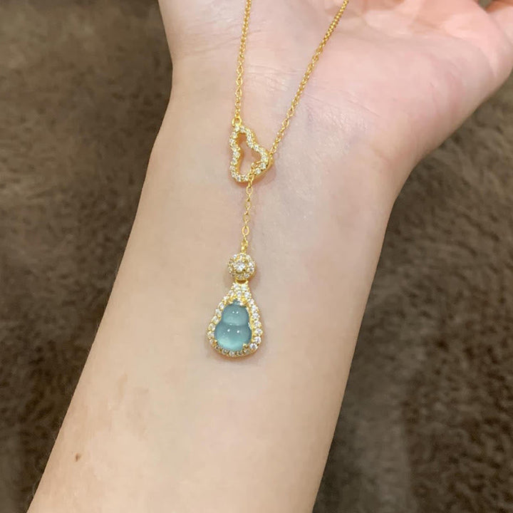 Kette Bunte Kürbis Kupfer – Balance Blue Gourd