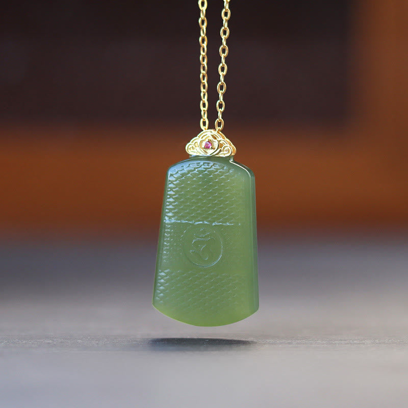 Kette Hetian Jade Om Symbol – Wohlstand