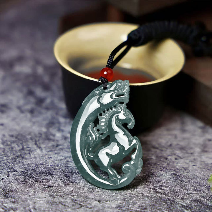 Kette Jade Drachen – Glück