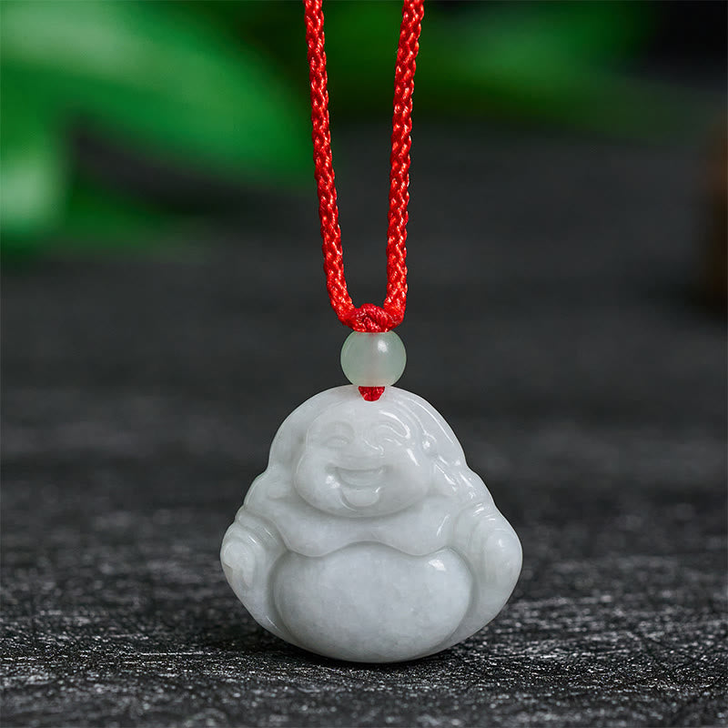 Kette Jade Lachender Buddha – Wohlstand