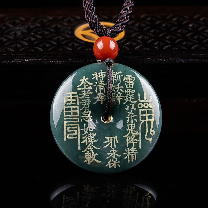 Kette Jade Pixiu Glückmünze – Glück