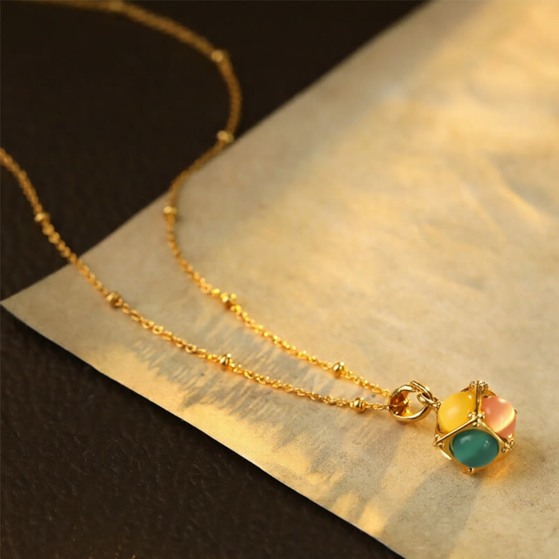 Kette Katzenauge Würfel – Schutz
