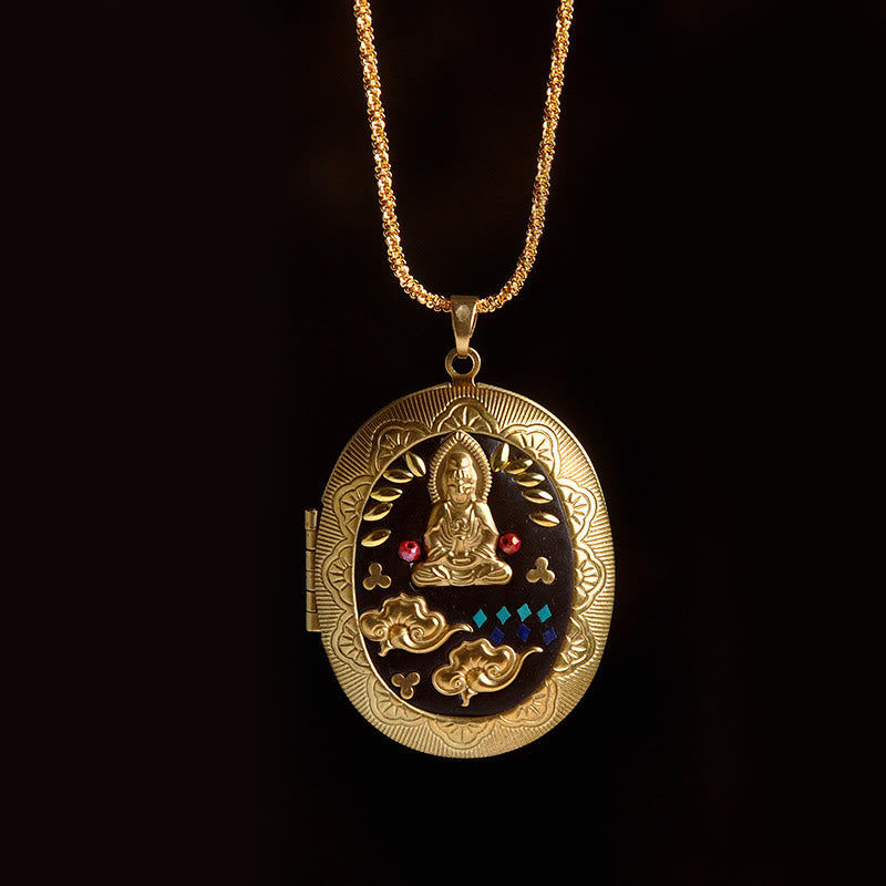 Kette Kupfer Kwan Yin – Wohlstand Avalokitesvara Chain(Necklace Length:60cm)
